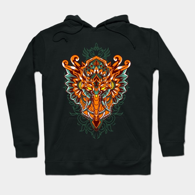 ganesha Hoodie by Harrisaputra